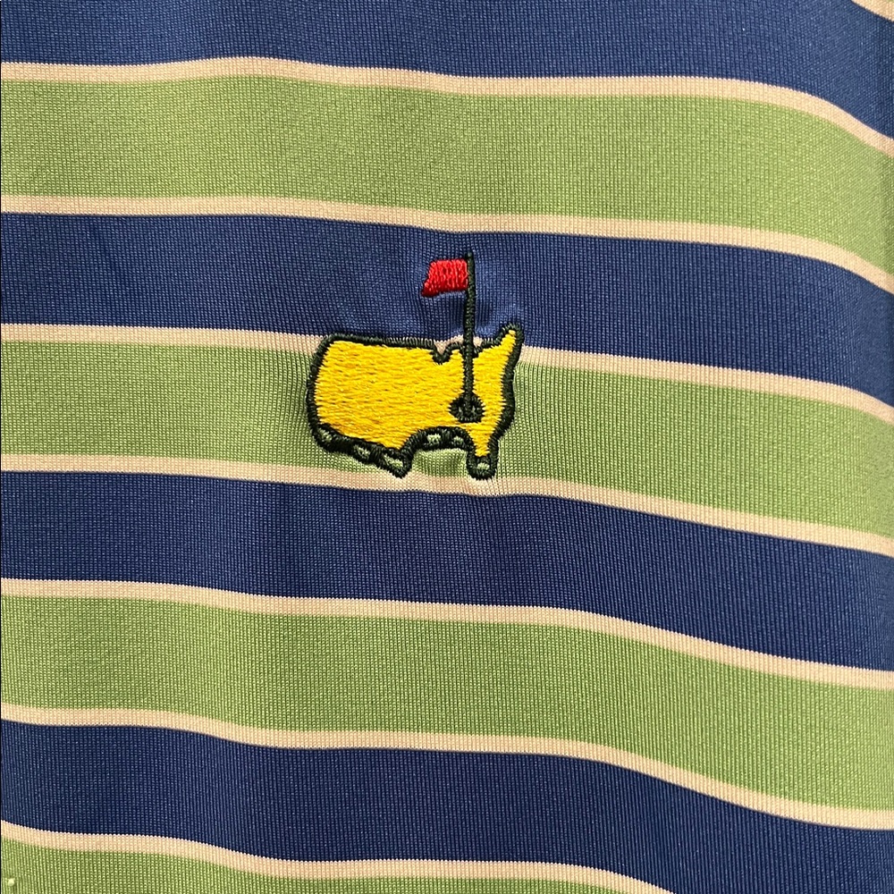 Peter Millar Masters Performance Golf Striped Pol… - image 2